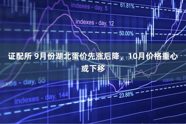 证配所 9月份湖北蛋价先涨后降，10月价格重心或下移